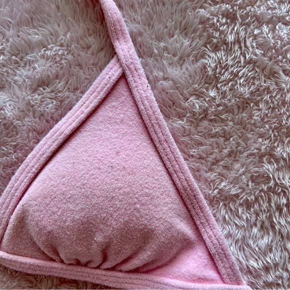 Target Terry Cloth Triangle Bikini Top - Picture 3 of 4